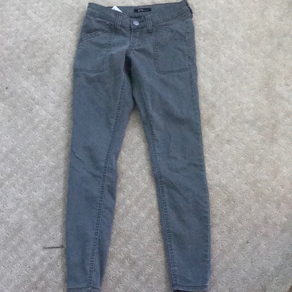 army green jeggings